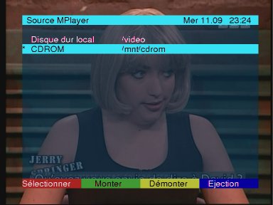 Montage/Dmontage d'une source VDR